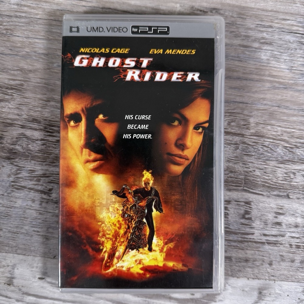 Ghost Rider (UMD, 2007) PSP Portable Movie PG‎ 13 Tested.